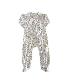 Jamie Kay Organic Cotton Melanie One-Piece with Lavender Posy Floral Print